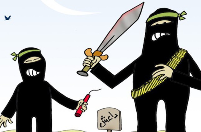 كاريكاتير داعش في اليوم العالمي لغسيل اليدين - عالم