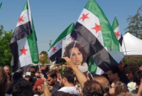 وشهدت جنازتها حضور عدد كبير من السوريين باعتبارها رمز من رموز الثورة السورية 