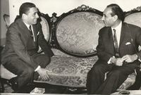 استمر في حكم العراق إلى أن توفي في حادث طائرة غامض مع عدد من الوزراء بالبصرة في 13 أبريل 1966