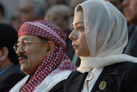 تقيم رغد حاليًا في ضيافة المملكة الأردنية منذ عام 2003 وكانت قد استضافتها هي وزوجها قبل ذلك عام 1995 في ضيافة الملك حسين