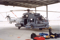 ويتوافر لدى الجيش السعودي عدد كبير من طائرات ومروحيات النقل المختلفة سواء كانت لنقل الجنود أو المعدات العسكرية مثل سEurocopter AS332 Super Puma
