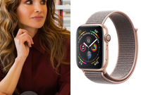 بينما تمتلك زوجته الملكة رانيا ساعة من طراز Apple Watch “Series 4”
