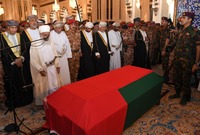 صورة من جنازة السلطان الراحل قابوس 