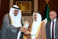 تولى رئاسة الكويت في 29 يناير عام 2006 خلفًا للأمير سعد العبد الله السالم الصباح الذي تنازل عن الحكم لظروفه الصحية