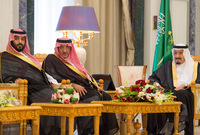 في يونيو 2017 صدر أمرًا ملكيًا بإعفاء الأمير محمد بن نايف من ولاية العهد ومنح المنصب للأمير محمد بن سلمان بعد أن حصل على أغلب أصوات أعضاء «هيئة البيعة» السعودية 
