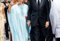 هيلاري كلينتون المرشحة الرئاسية الأمريكية السابقة وزوجة الرئيس الأمريكي السابق بيل كلينتون
