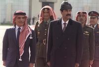 صدام مع الملك الحسين ملك الأردن