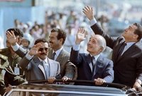 مع مبارك والملك الحسين وعلي عبد الله صالح
