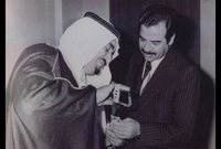 مع الملك فهد ملك السعودية