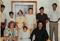 فرت مع زوجها حسين كامل عام 1995 إلى الأردن بعد إعلان زوجها انشقاقه عن النظام العراقي وعن صدام حسين وطلب اللجوء السياسي من الملك حسين