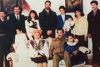 عادت مع زوجها إلى العراق عام 1996 بعد عفو صدام حسين عنه لكن تم اغتيال زوجها على يد عشيرته بعد أيام من عودته للعراق