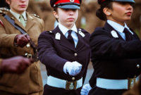 ثم تخرجت من دورة عسكرية في الأكاديمية العسكرية الملكية ساندهيرست فى نوفمبر 2018 