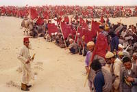 كما نظم مسيرة الخضراء لاسترداد سيادة الصحراء المغربية من أسبانيا عام 1975، فانطلق المغربيون ‏حاملين كتاب الله ومثلوا أسلوب حضاري للتعبير عن حقهم
