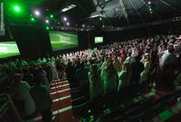 افتتحت السعودية أول دار سينما منذ عقود في إبريل 2018
